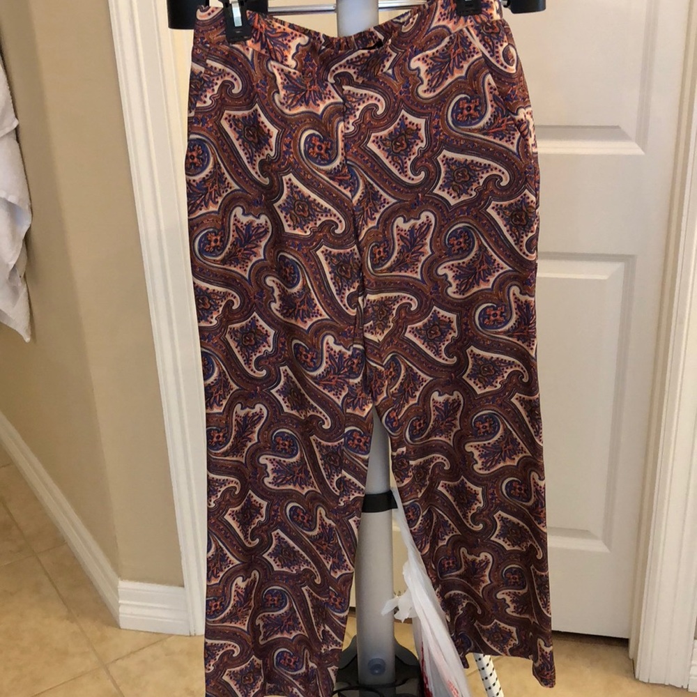 Theory paisley print pant